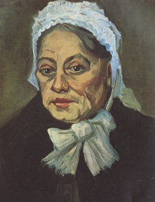 Head of an Old Woman with White Cap (nn04)